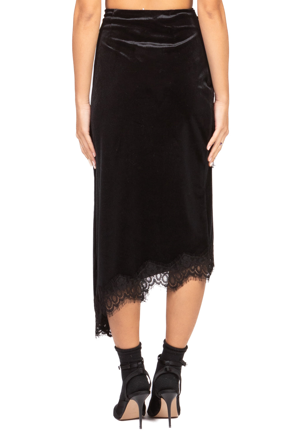 Imperial - Gonna asimmetrica in ciniglia Art. G9990040U