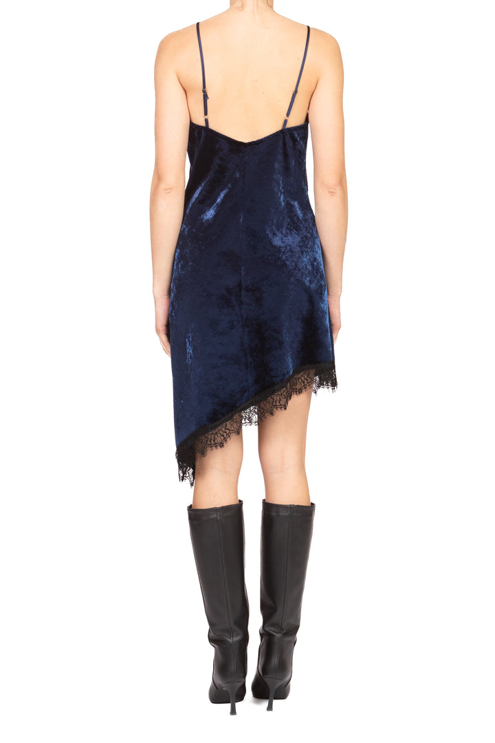 Imperial - Abito velluto asimmetrico Art. AFXUKXO