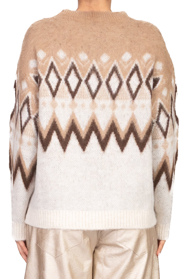 Tensione In - Maglia fantasia misto lana Art. W5HMJ51A373NV