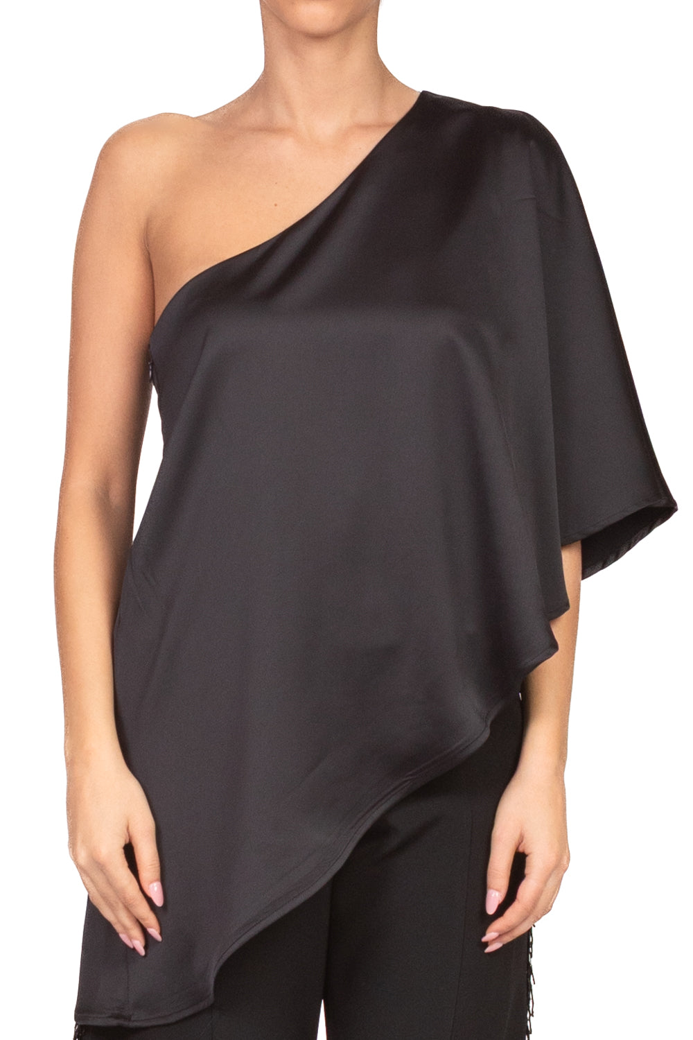 Tensione In - Blusa monospalla satin Art. 26C1727