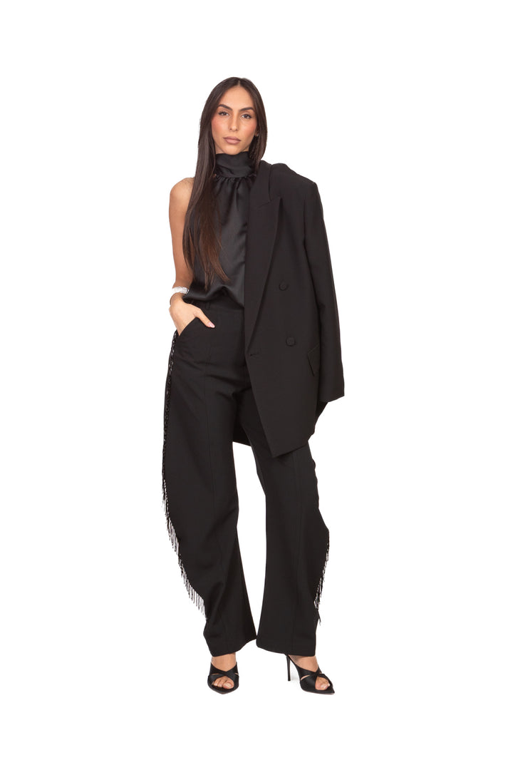 Tensione In - Top in satin scollo americano Art. 38267