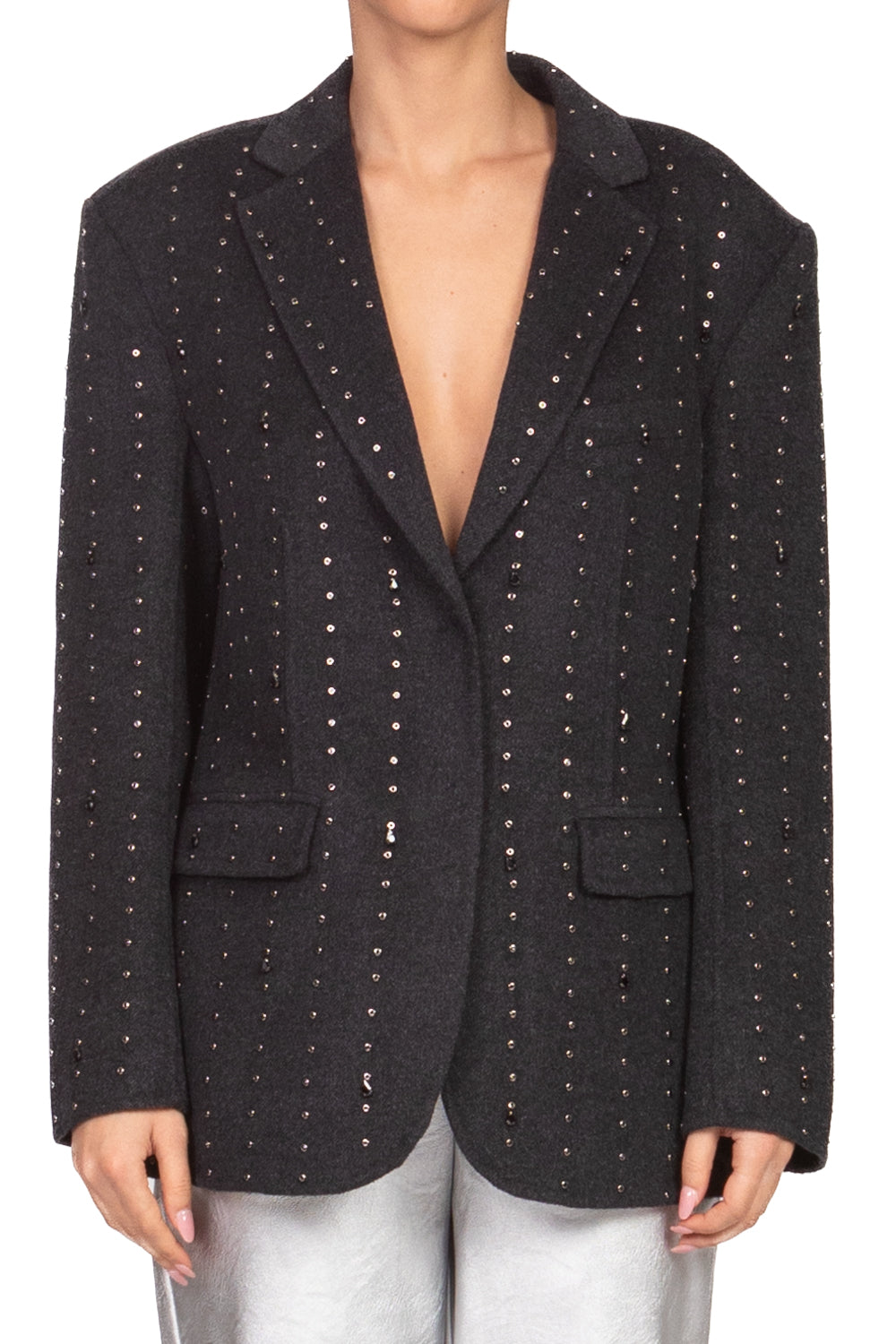 Vicolo - Giacca hand made con applicazioni Art. TF0032