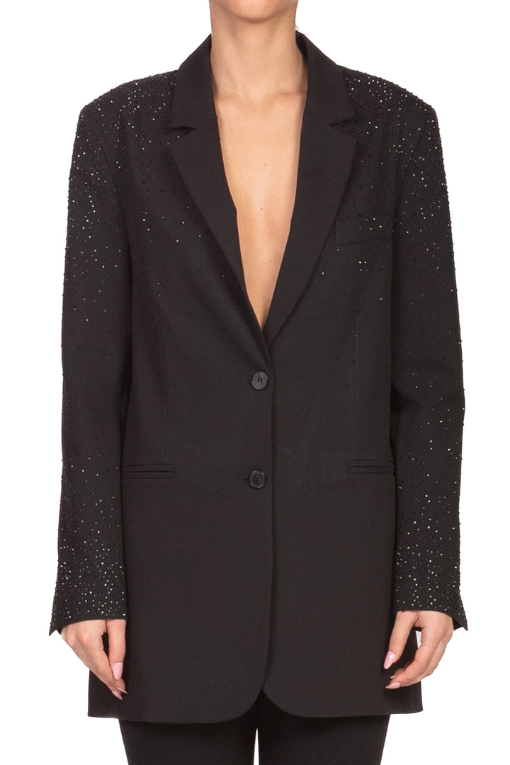 Vicolo - Giacca over con strass maniche Art. RF0670