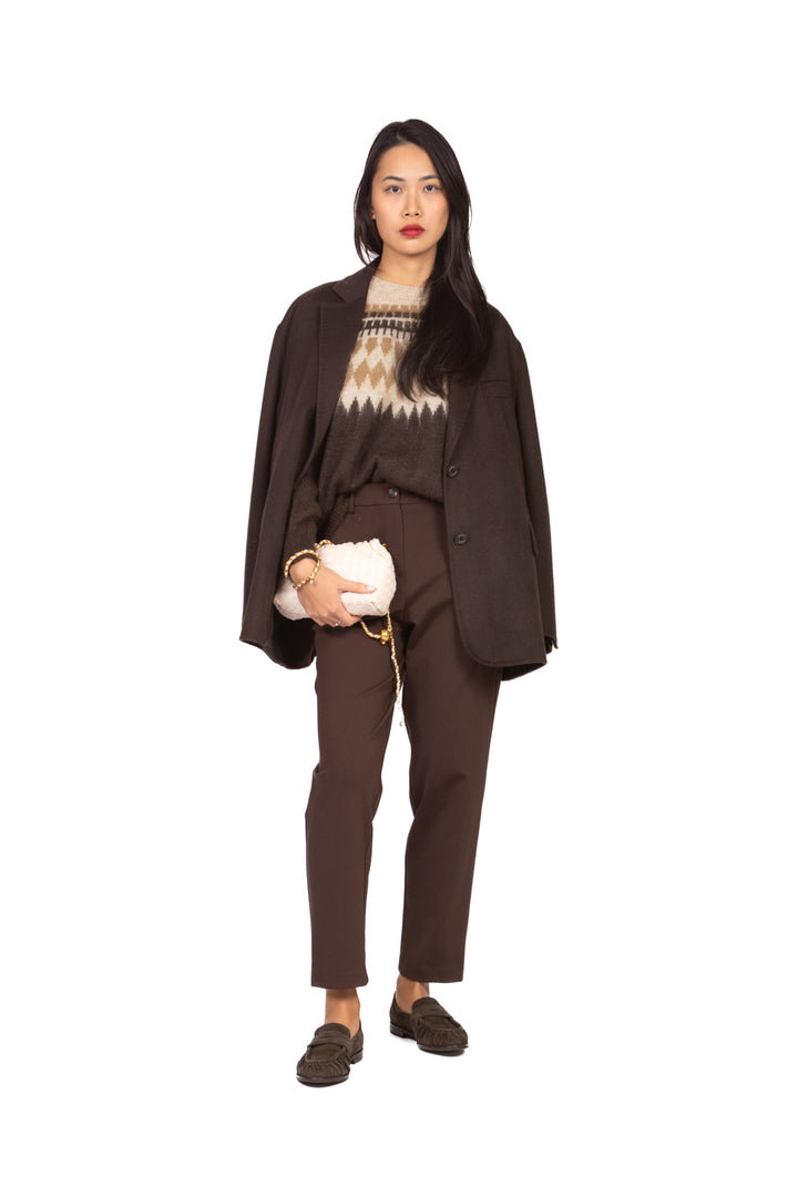 Tensione In - Pantalone sigaretta punto milano Art. 26P1621