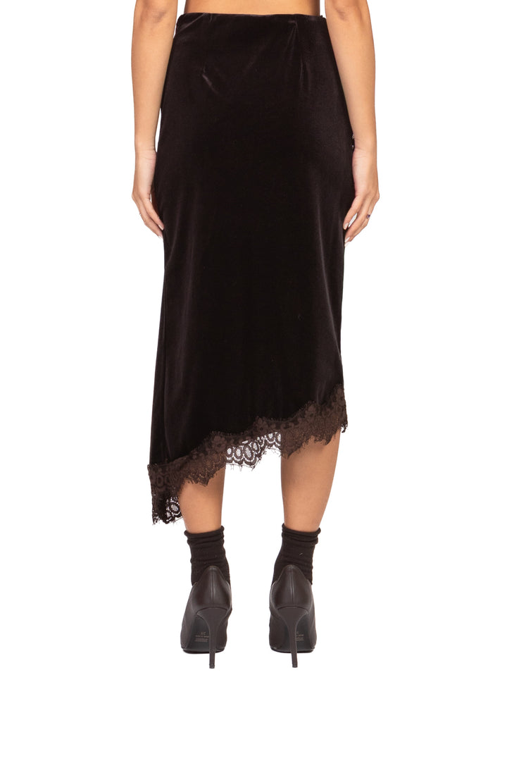 Imperial - Gonna asimmetrica in ciniglia Art. G9990040U