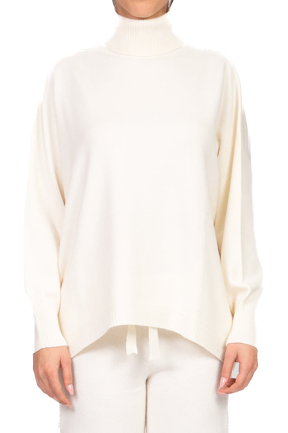 Kontatto - Maglia over collo alto stondata Art. FA105N