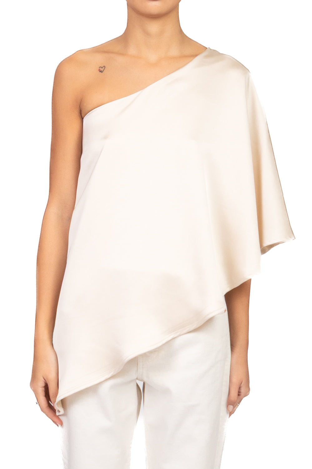 Tensione In - Blusa monospalla satin Art. 26C1727