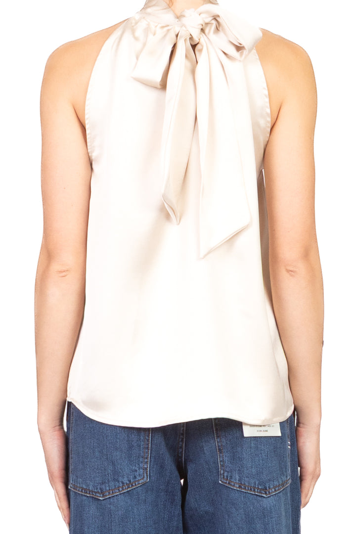 Tensione In - Top in satin scollo americano Art. 38267