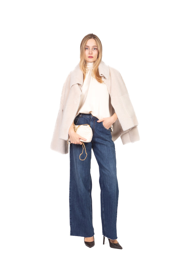 Tensione In - Top in satin scollo americano Art. 38267