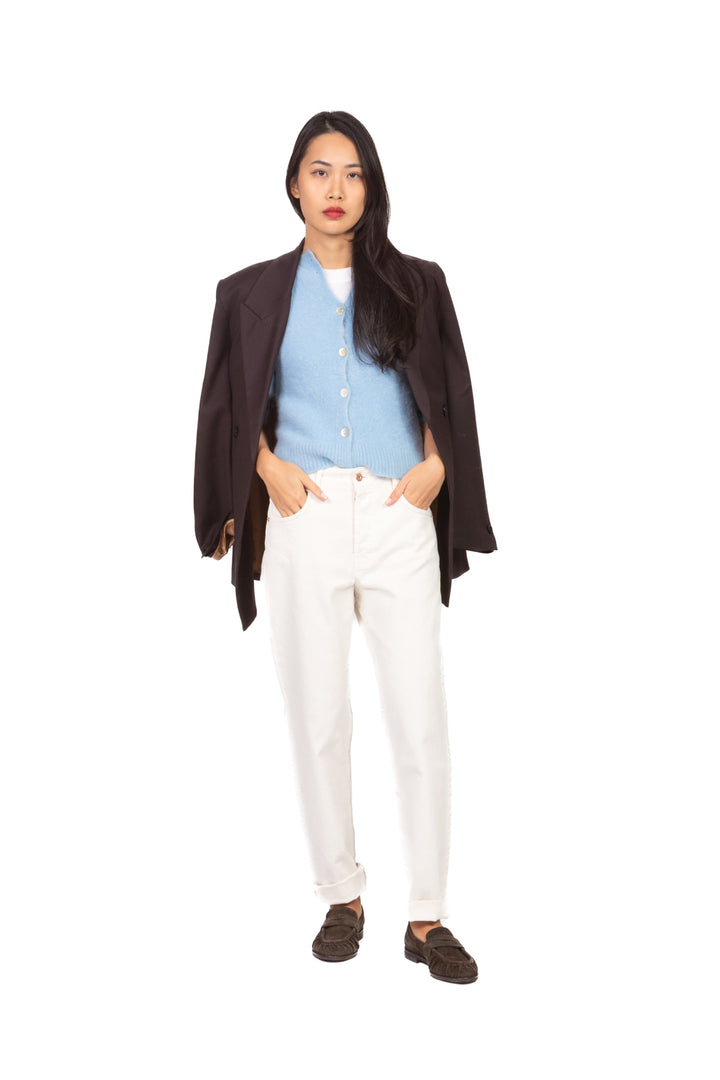 Kontatto - Cardigan in mohair manica palloncino Art. 3M0873C