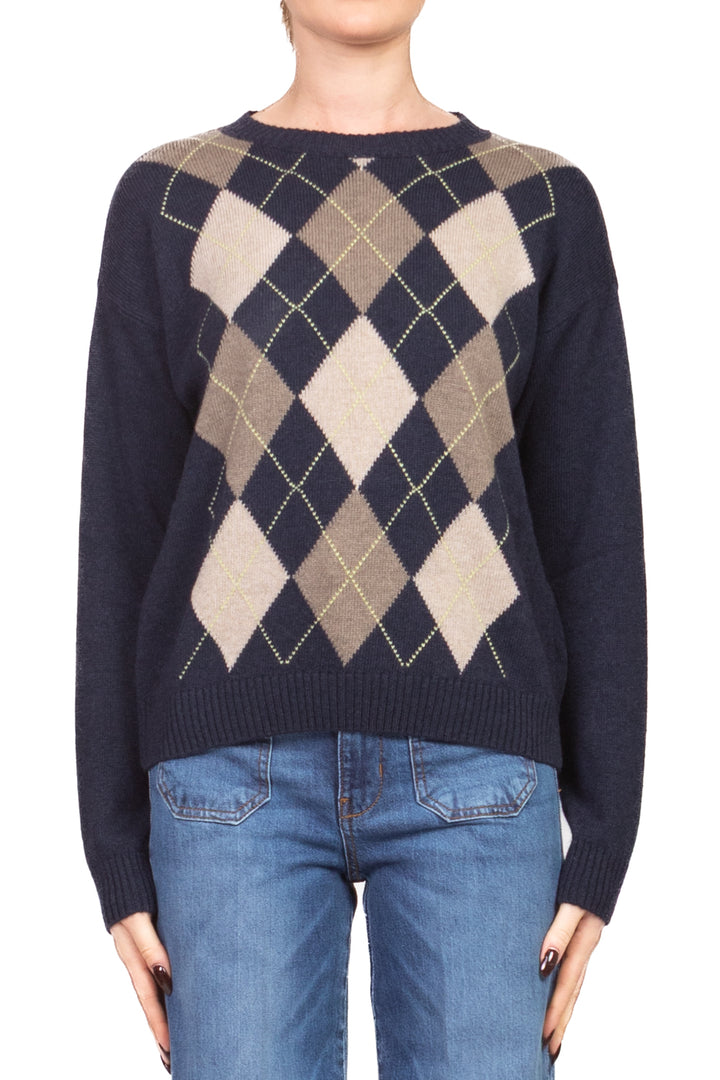 Tensione In - Maglia girocollo a rombi Art. D82012