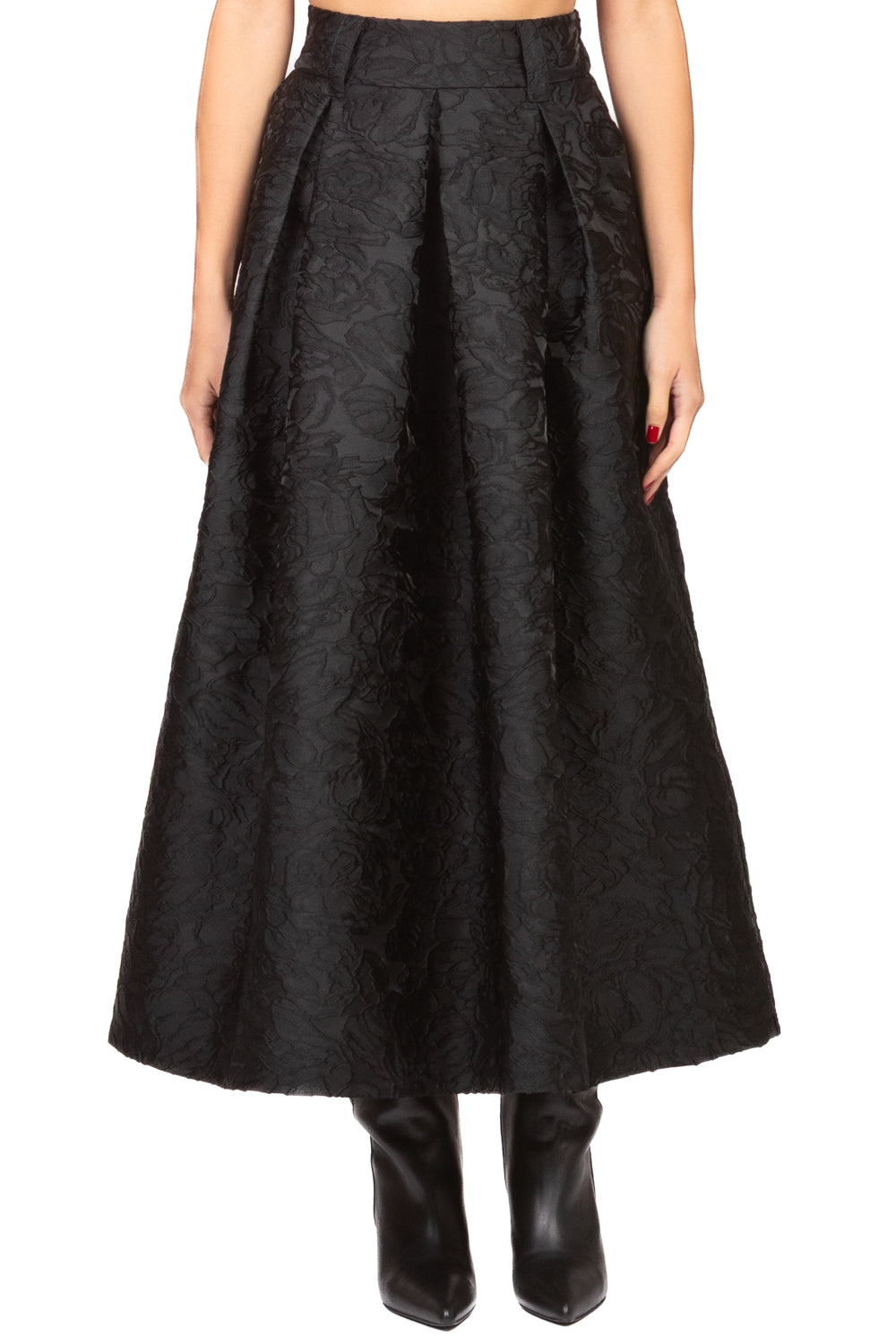 Tensione In - Gonna a ruota ricamo floreale Art. WR1360