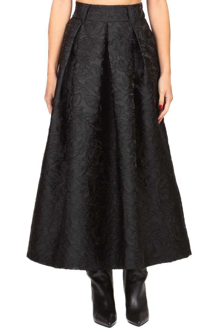 Tensione In - Gonna a ruota ricamo floreale Art. WR1360