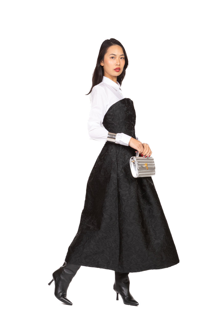 Tensione In - Top fascia ricamo floreale Art. WR1369