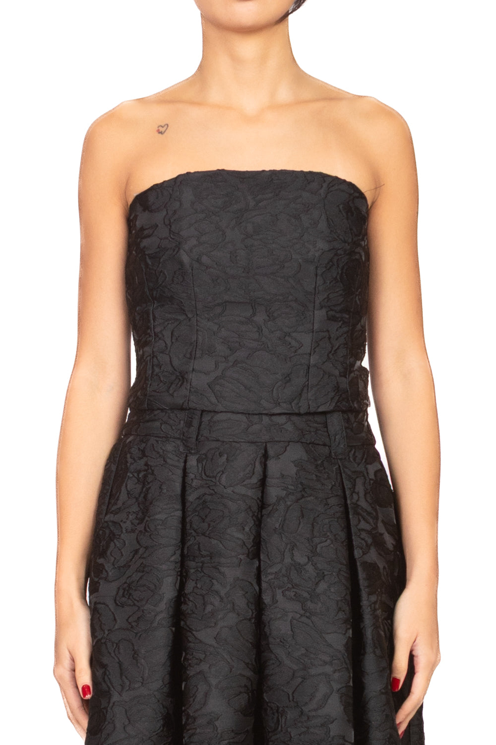 Tensione In - Top fascia ricamo floreale Art. WR1369