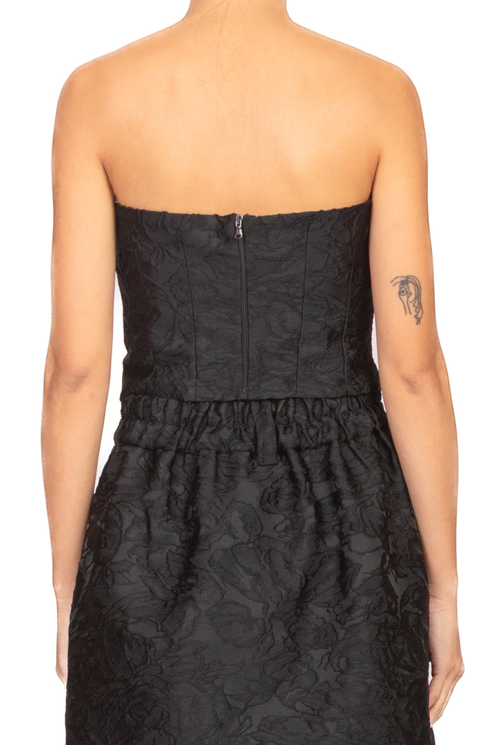 Tensione In - Top fascia ricamo floreale Art. WR1369