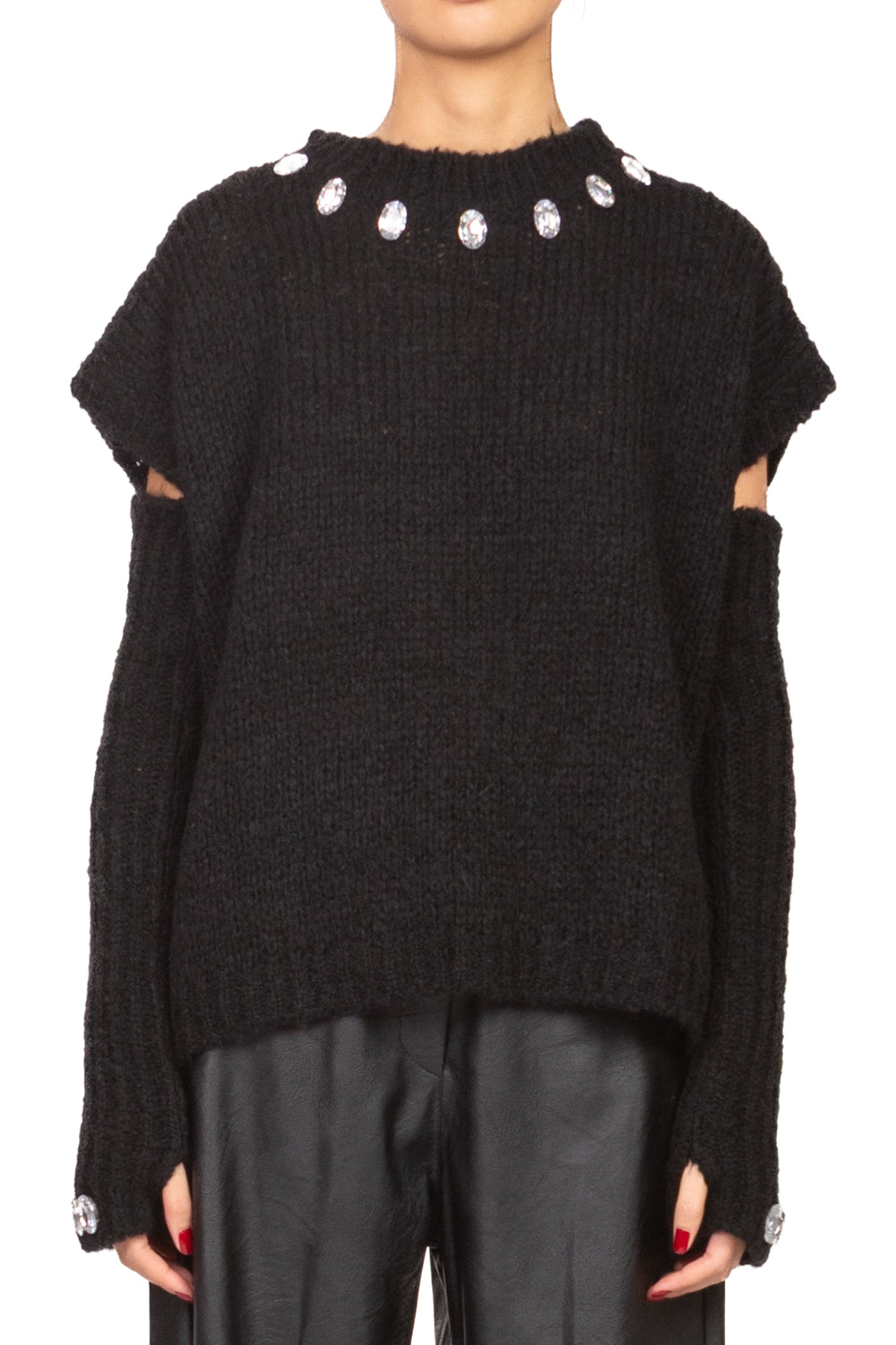 Kontatto - Gilet con applicazioni e manicotti Art. 3M1113NI