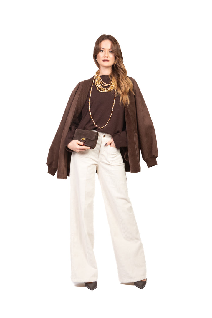 Tensione In - Maglia girocollo con spacchetti Art. WL157AI25