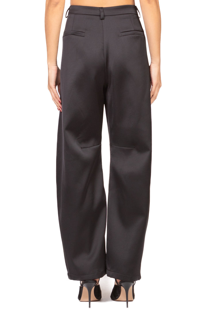 Tensione In - Pantalone barrel satin Art. W25PC68