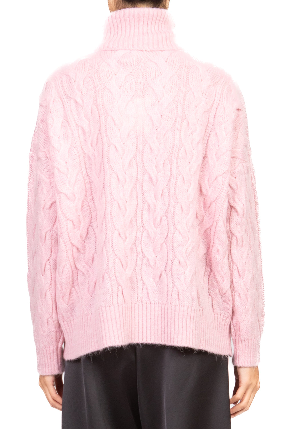 Tensione In - Maglia collo alto con trecce Art. W5HMJ57A461