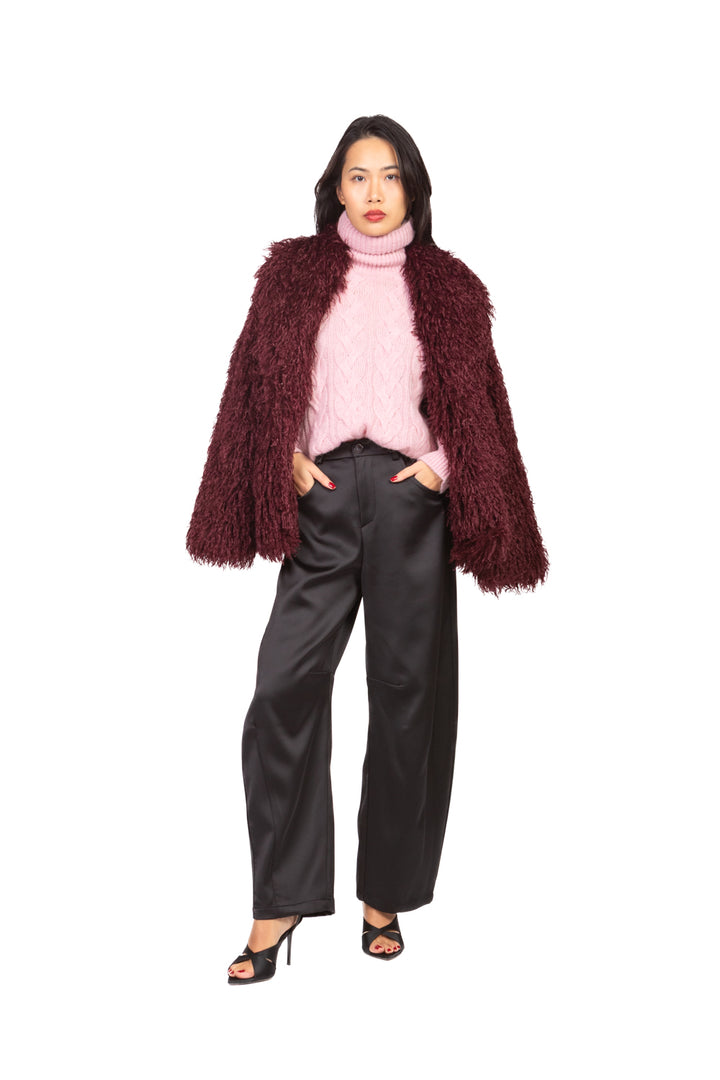 Tensione In - Maglia collo alto con trecce Art. W5HMJ57A461