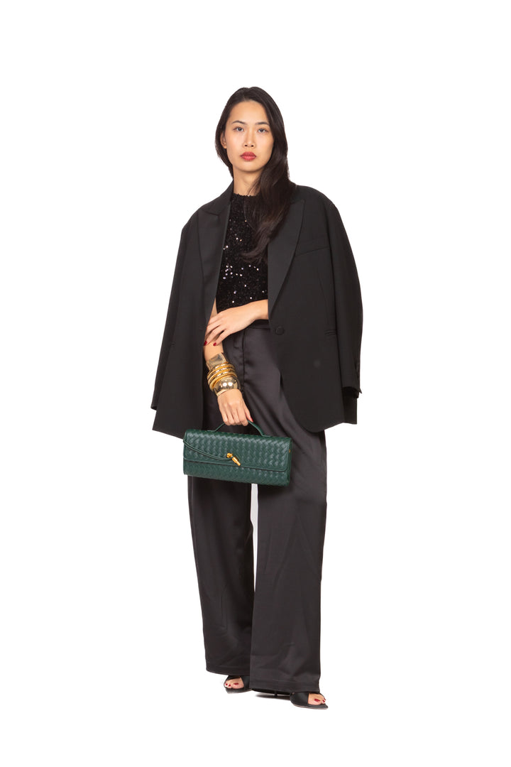 Tensione In - Pantalone palazzo satin Art. 38308