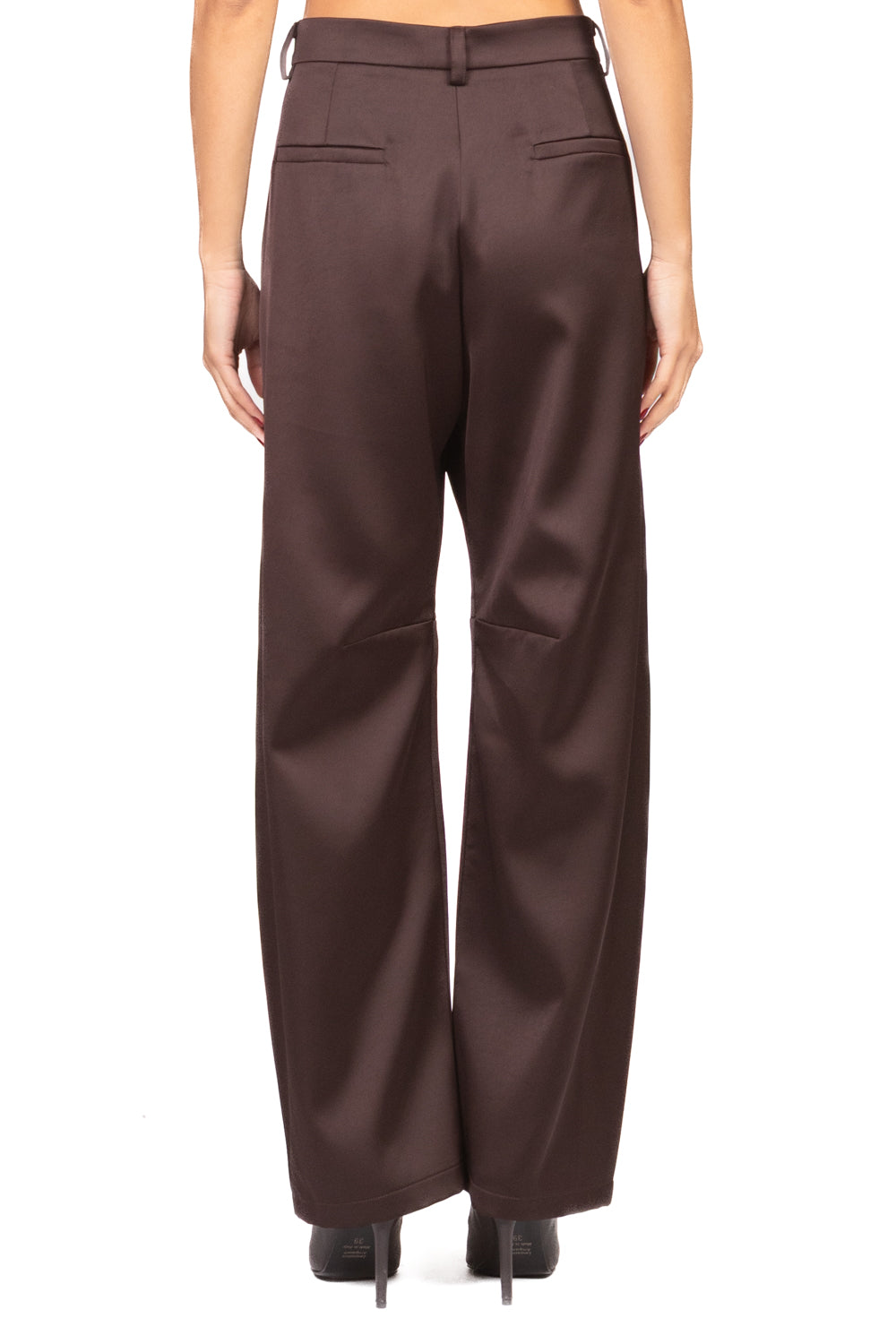 Tensione In - Pantalone barrel satin Art. W25PC68