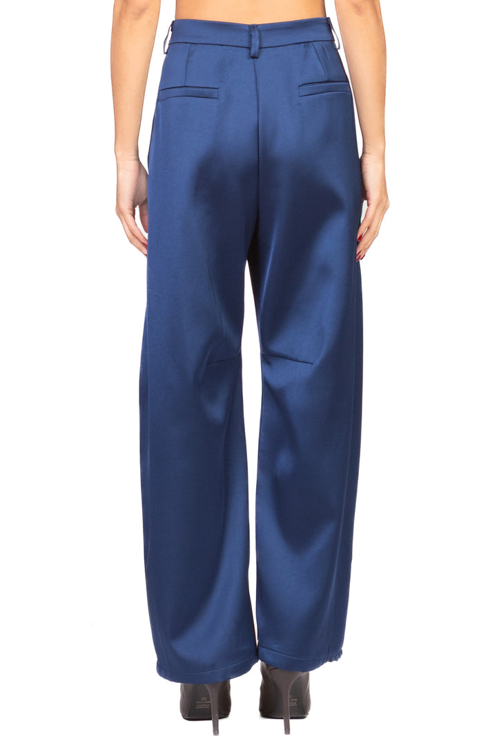 Tensione In - Pantalone barrel satin Art. W25PC68