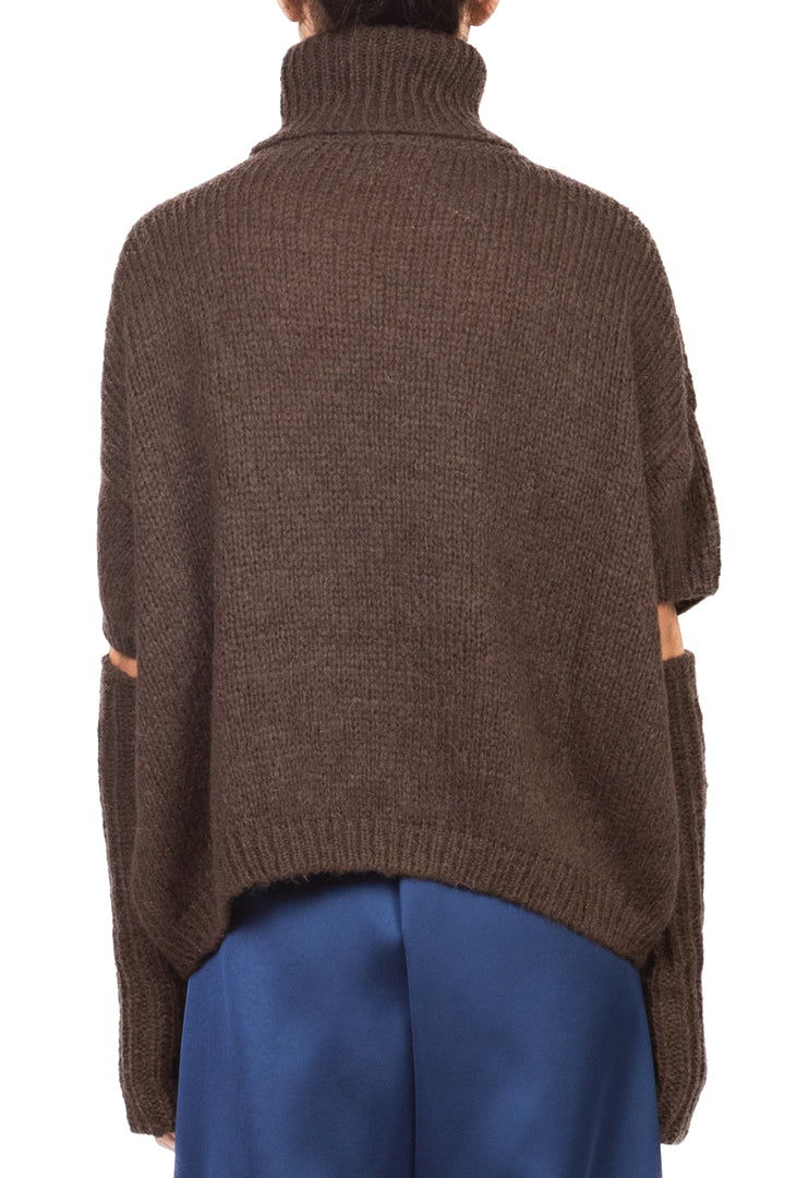 Kontatto - Maglia collo alto con manicotti Art. 3M1116NI