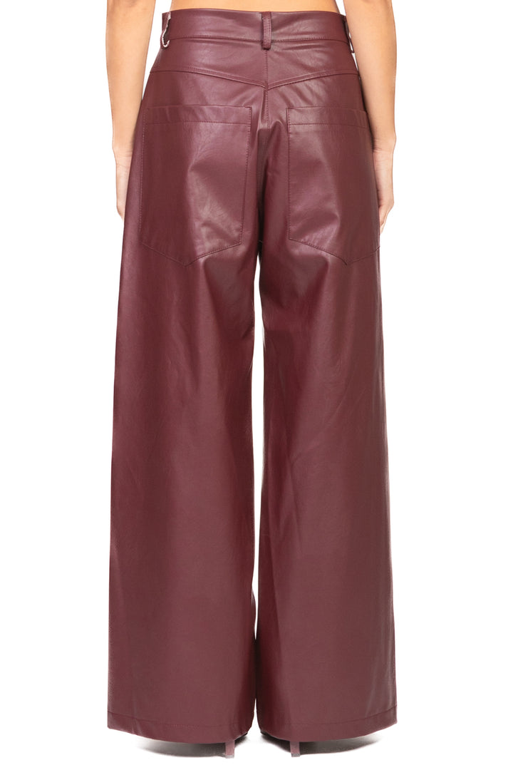 Tensione In - Pantalone ecopelle con tasconi Art. 224155-2AI25