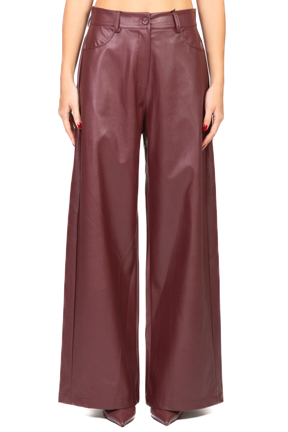 Tensione In - Pantalone ecopelle con tasconi Art. 224155-2AI25