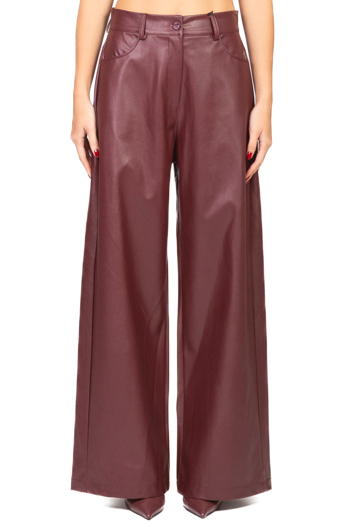 Tensione In - Pantalone ecopelle con tasconi Art. 224155-2AI25