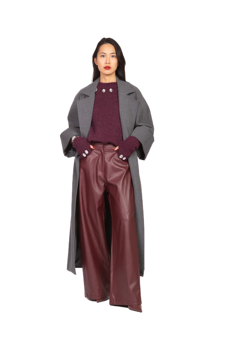 Tensione In - Pantalone ecopelle con tasconi Art. 224155-2AI25