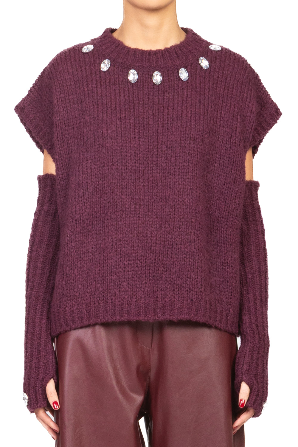 Kontatto - Gilet con applicazioni e manicotti Art. 3M1113NI