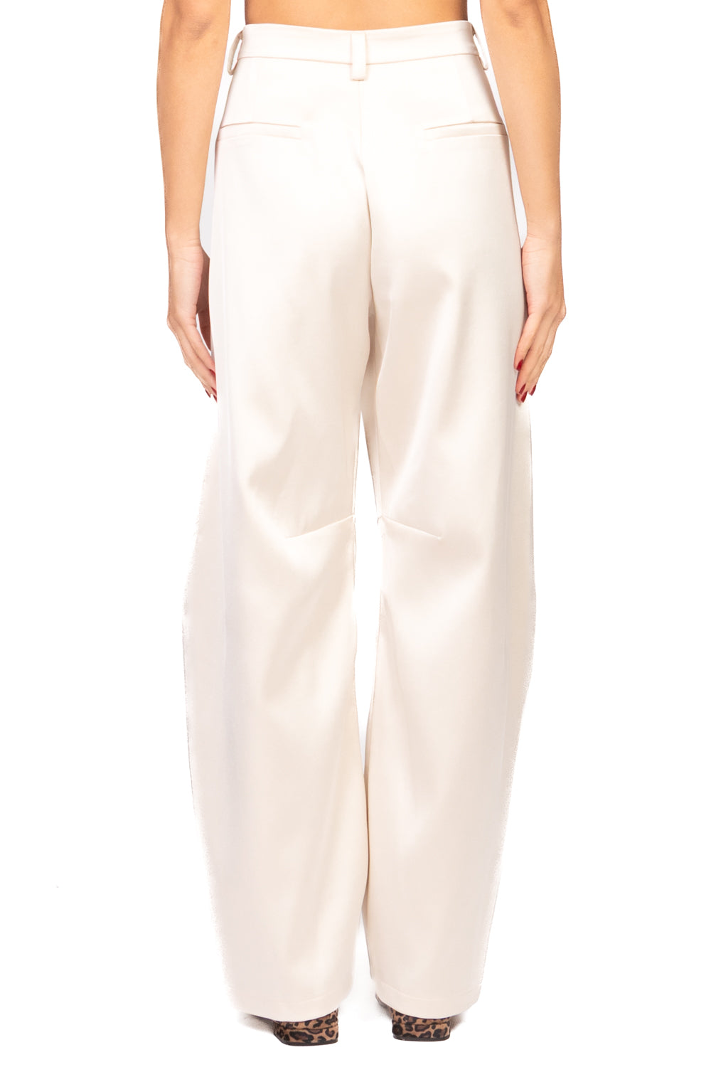 Tensione In - Pantalone barrel satin Art. W25PC68