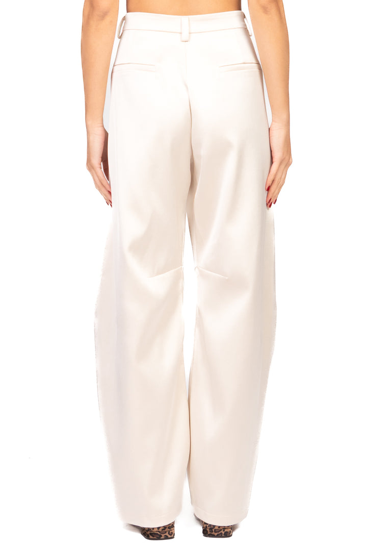 Tensione In - Pantalone barrel satin Art. W25PC68