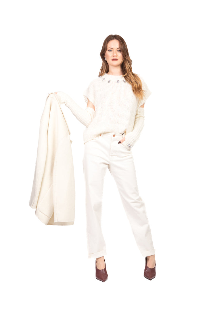 Kontatto - Gilet con applicazioni e manicotti Art. 3M1113NI