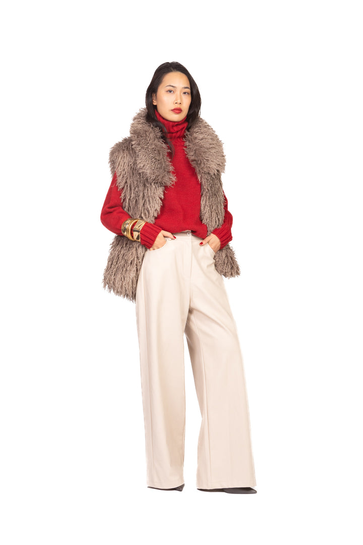 Tensione In - Pantalone ecopelle con tasconi Art. 224155-2AI25