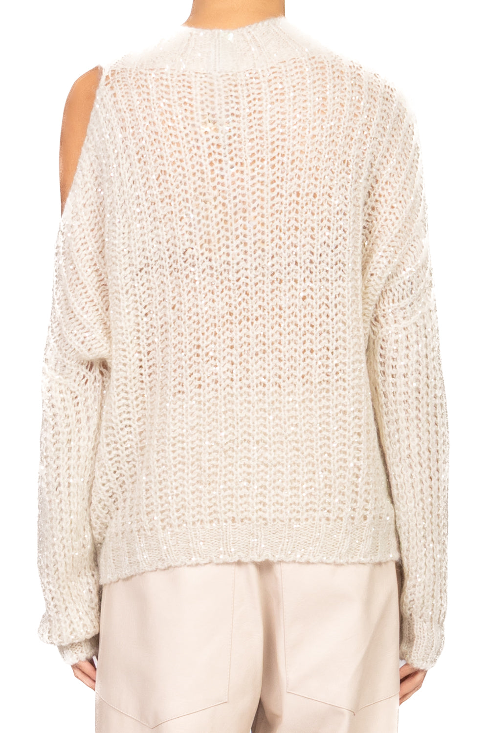 Tensione In - Maglia cut out micro paillettes Art. MHP531