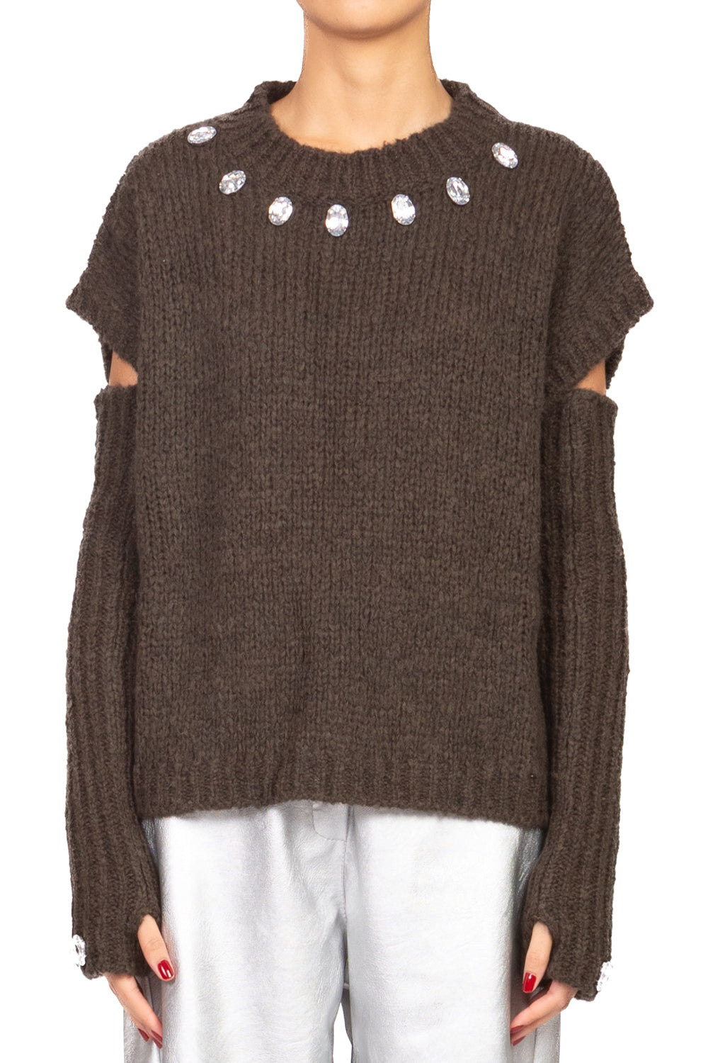 Kontatto - Gilet con applicazioni e manicotti Art. 3M1113NI