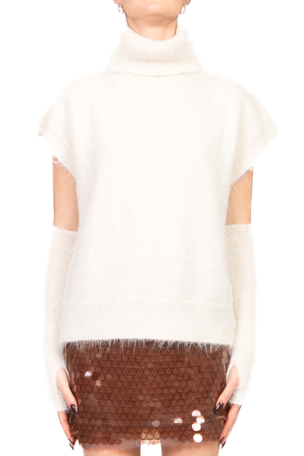 Tensione In - Gilet collo alto con manicotti Art. 26030