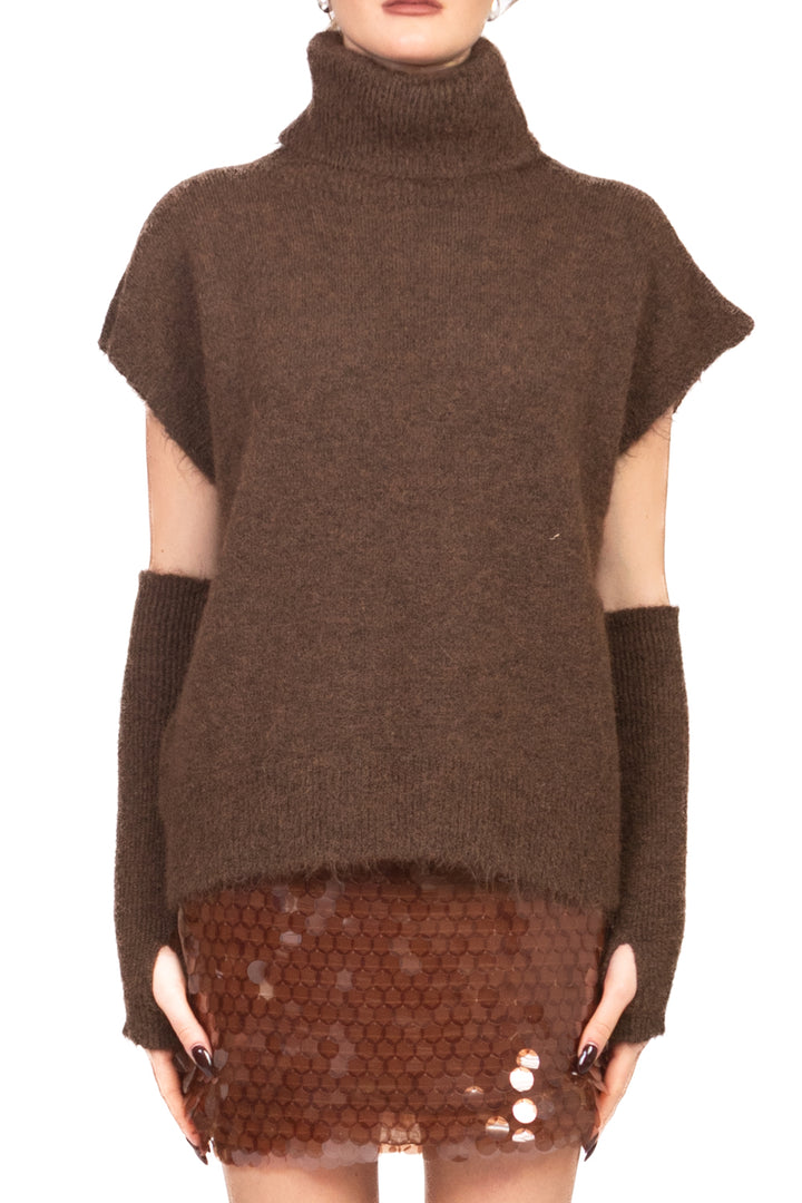 Tensione In - Gilet collo alto con manicotti Art. 26030