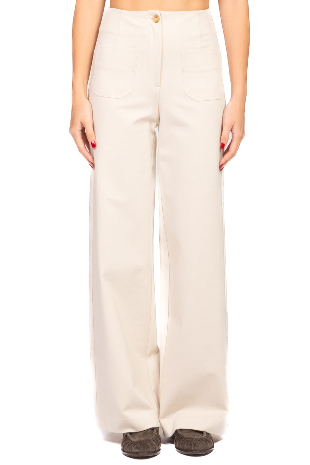 Tensione In - Pantalone punto milano con taschini Art. 26P1522