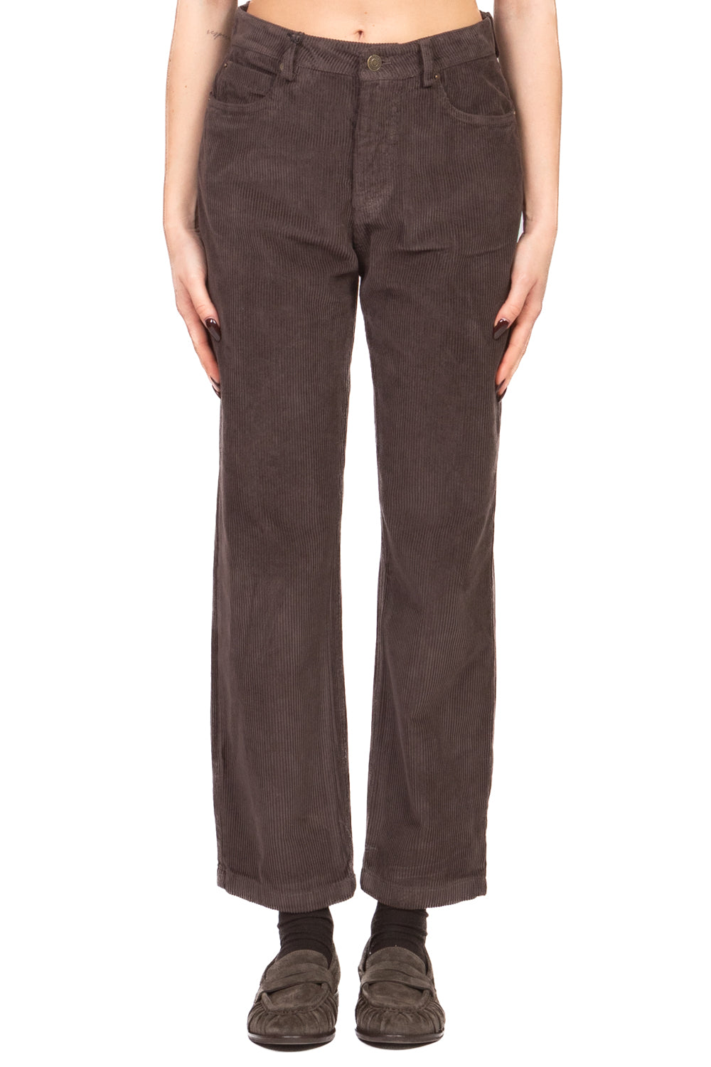 Tensione In - Pantalone gamba dritta velluto coste Art. W25PB32