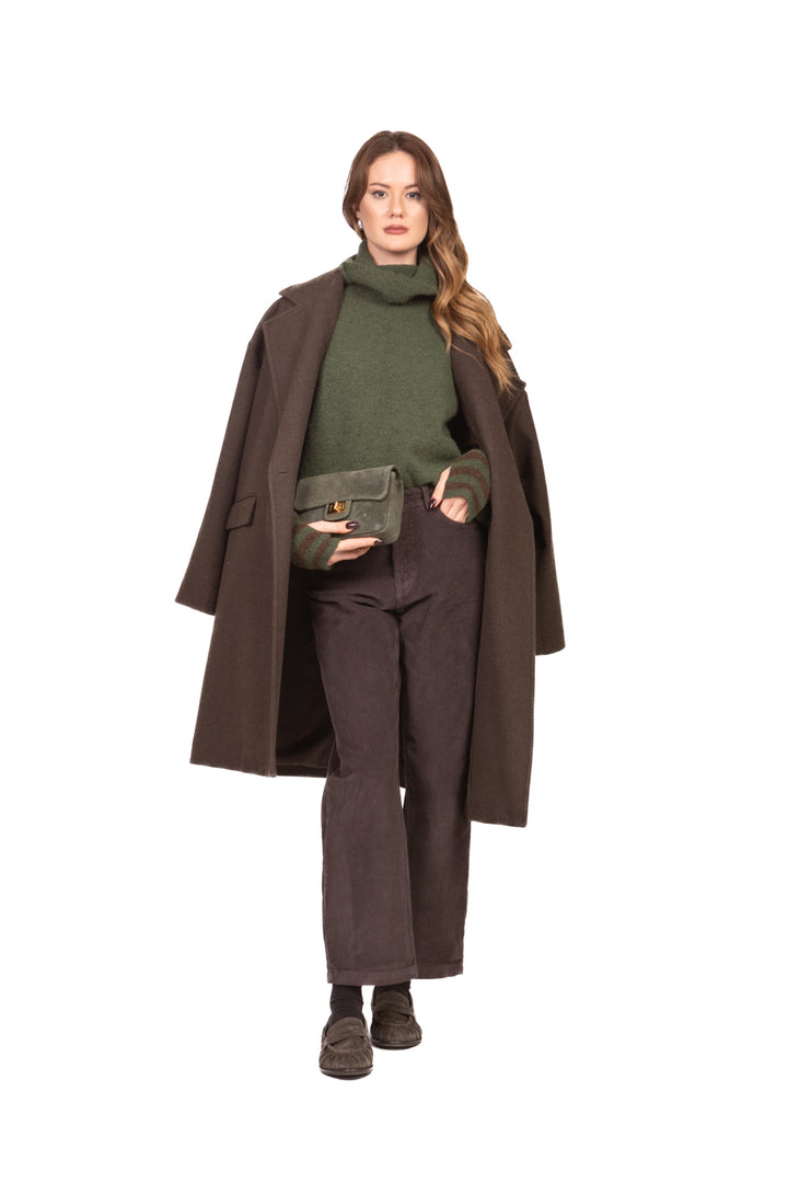 Tensione In - Gilet collo alto con manicotti rigati Art. 26031