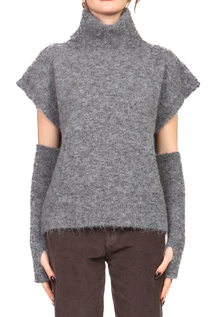 Tensione In - Gilet collo alto con manicotti Art. 26030