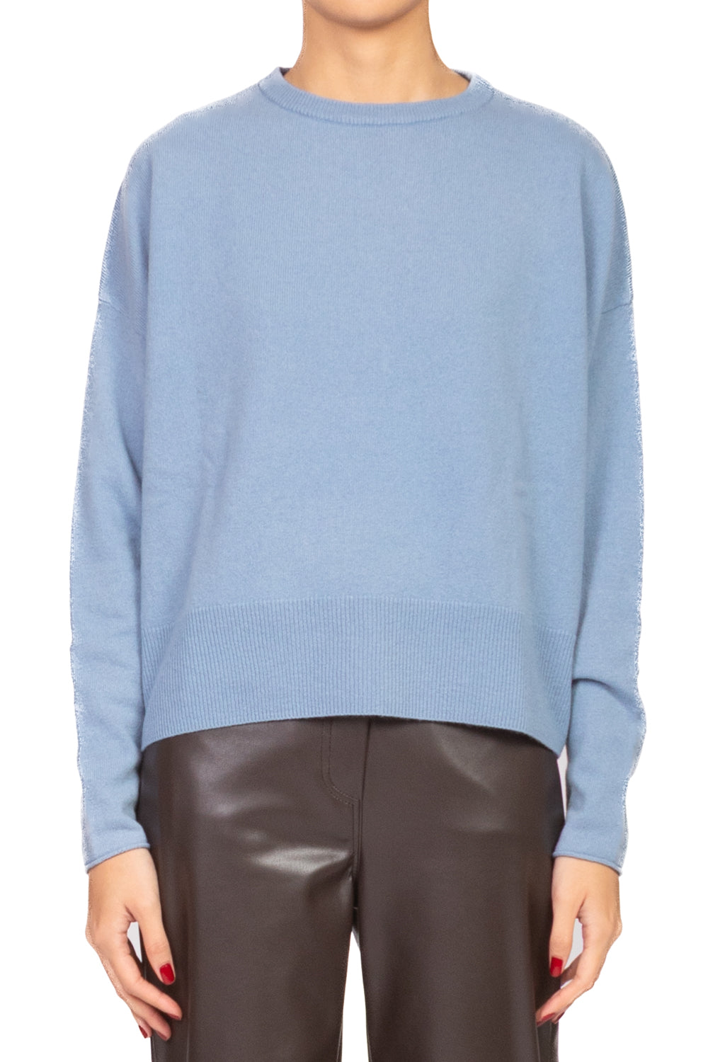 Vicolo - Maglia scatoletta girocollo Art. 22225F