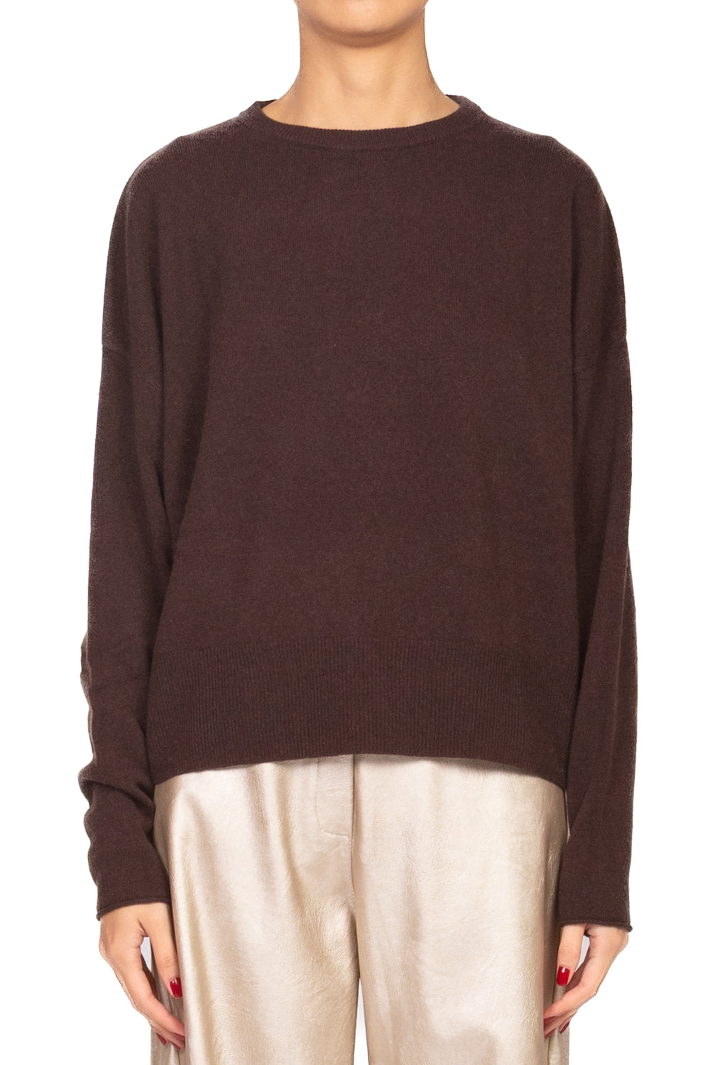 Vicolo - Maglia scatoletta girocollo Art. 22225F