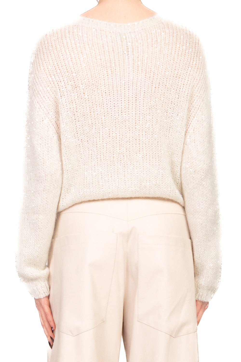 Tensione In - Maglia girocollo micro paillettes Art. MHP01AI25