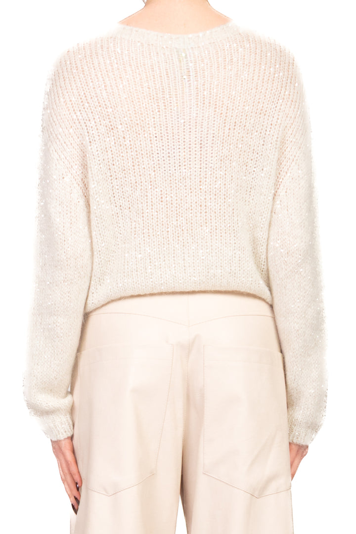 Tensione In - Maglia girocollo micro paillettes Art. MHP01AI25